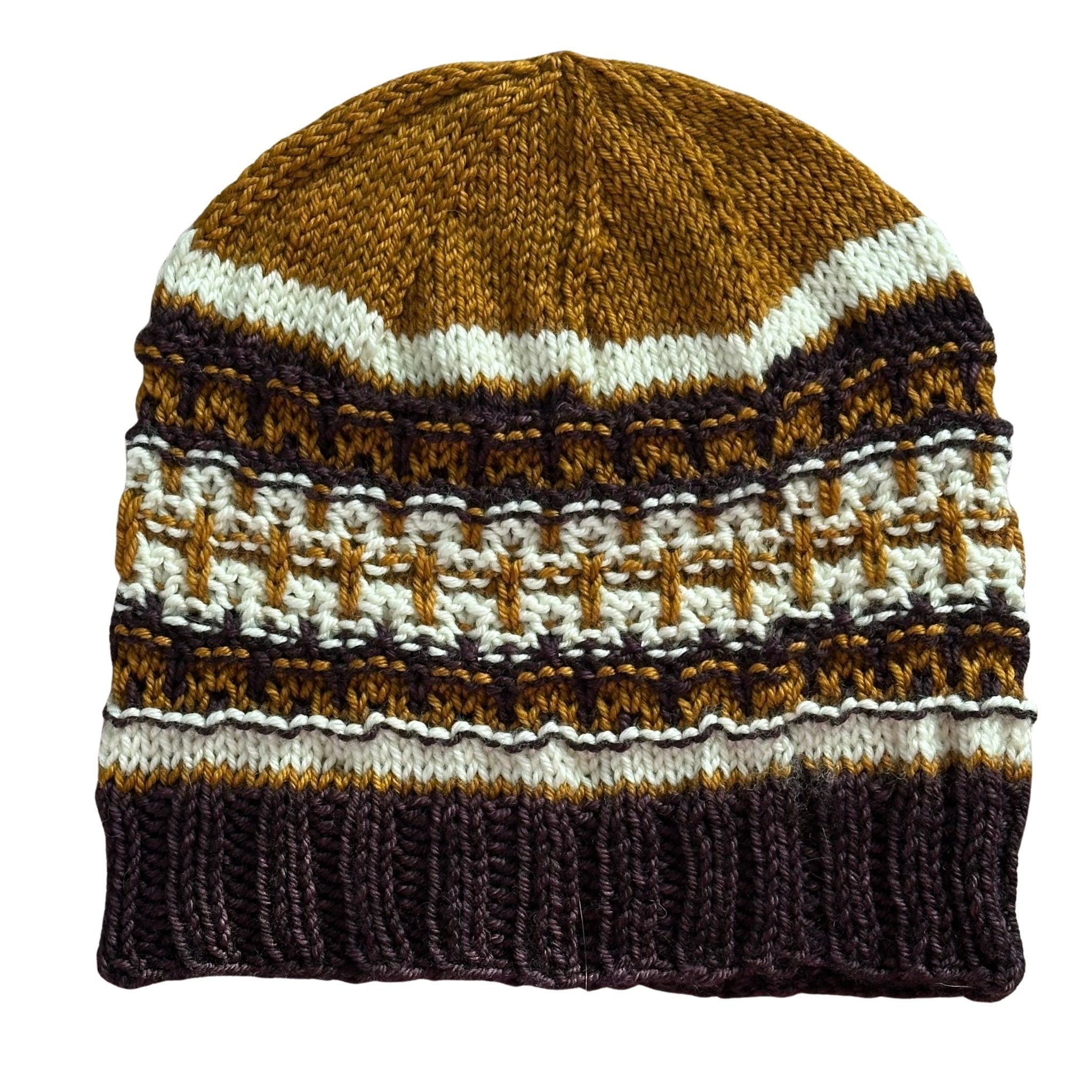 Knit colorwork hat by Woolly Headed Ideas
