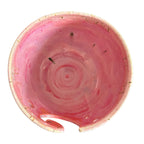 Inside of Yarn Bowl with Pink Glaze