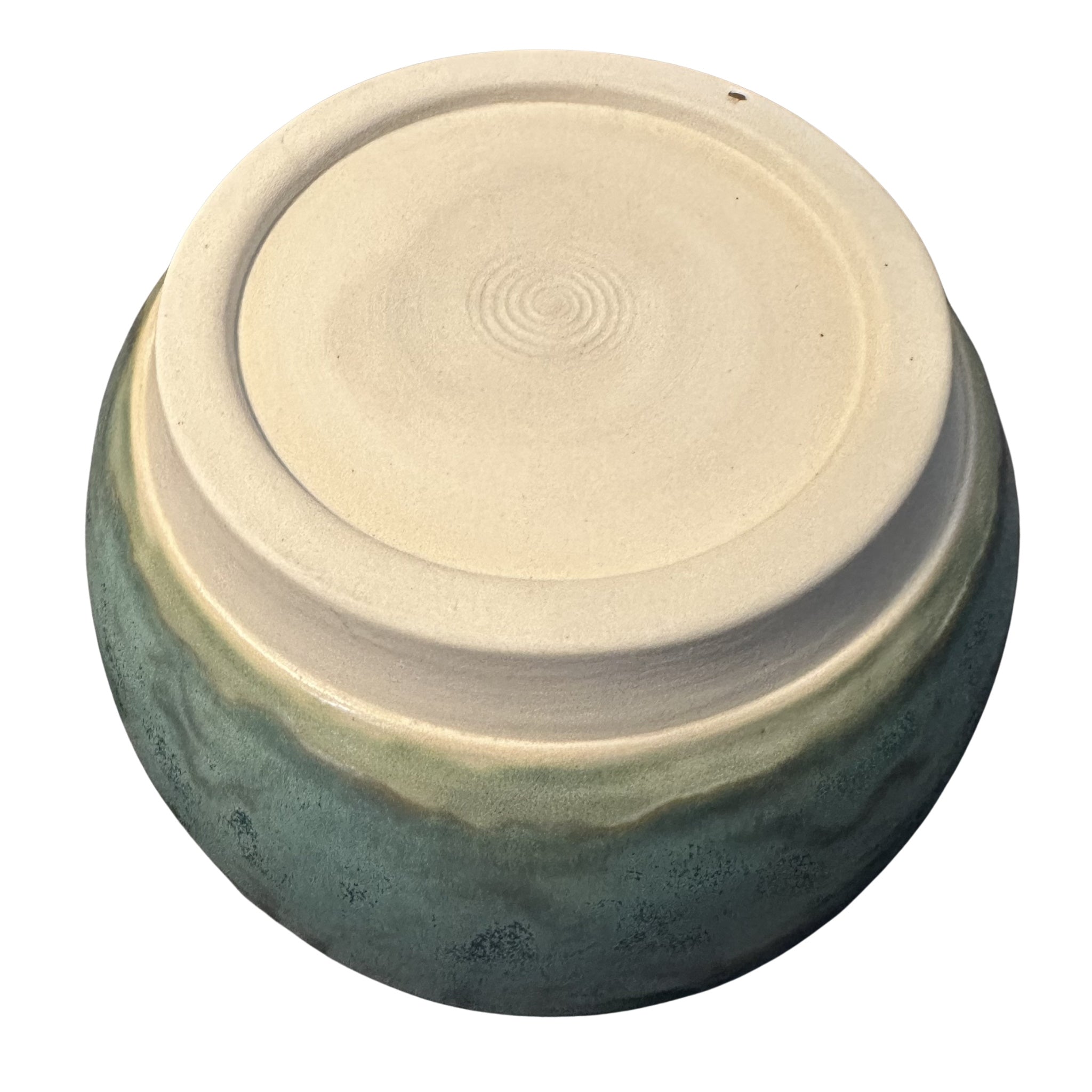 Bottom of Small Green Yarn Bowl